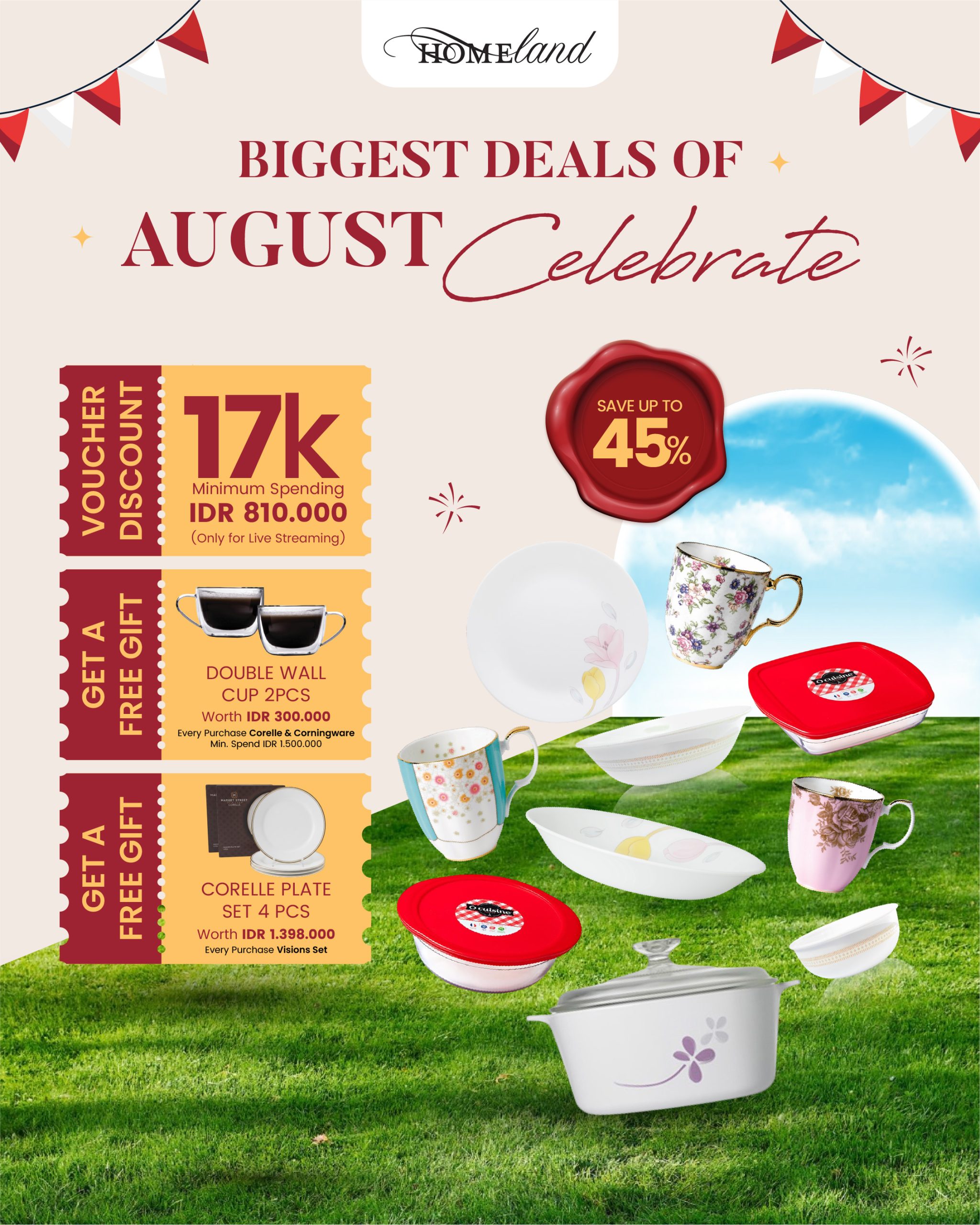 Biggest Deals August Celebrate