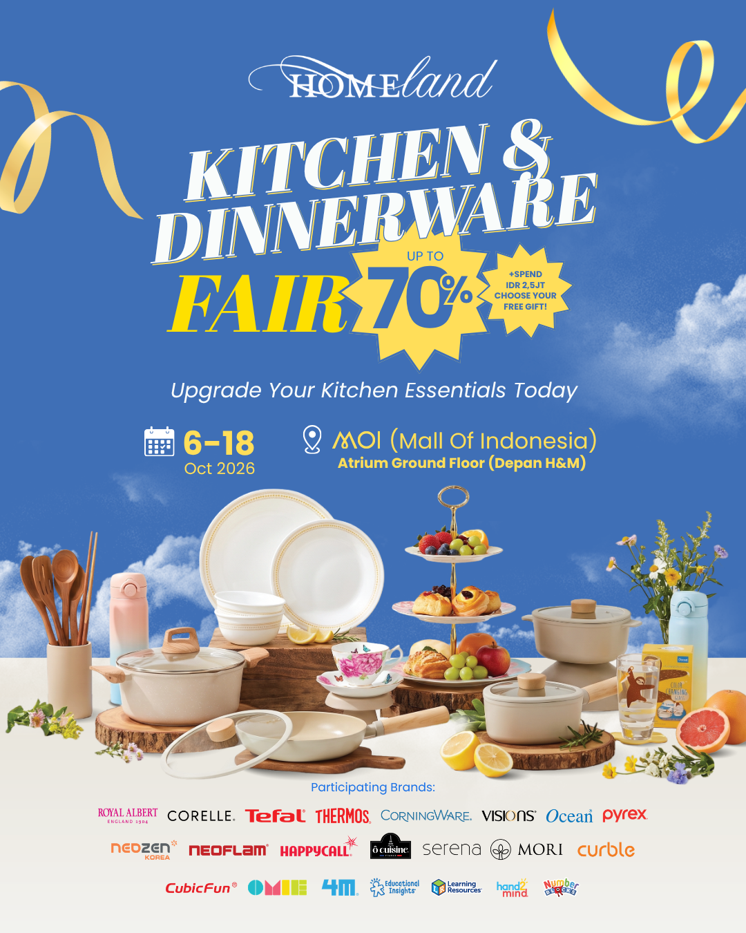 Homeland Kitchen & Dinnerware Fair is Back at Mall of Indonesia